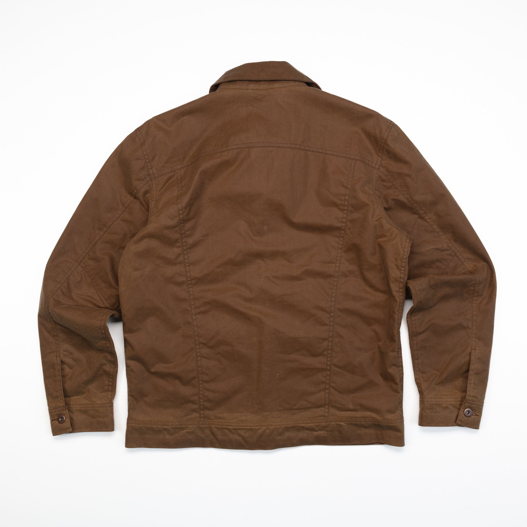 Waxed Canvas Field Jacket in Khaki - M