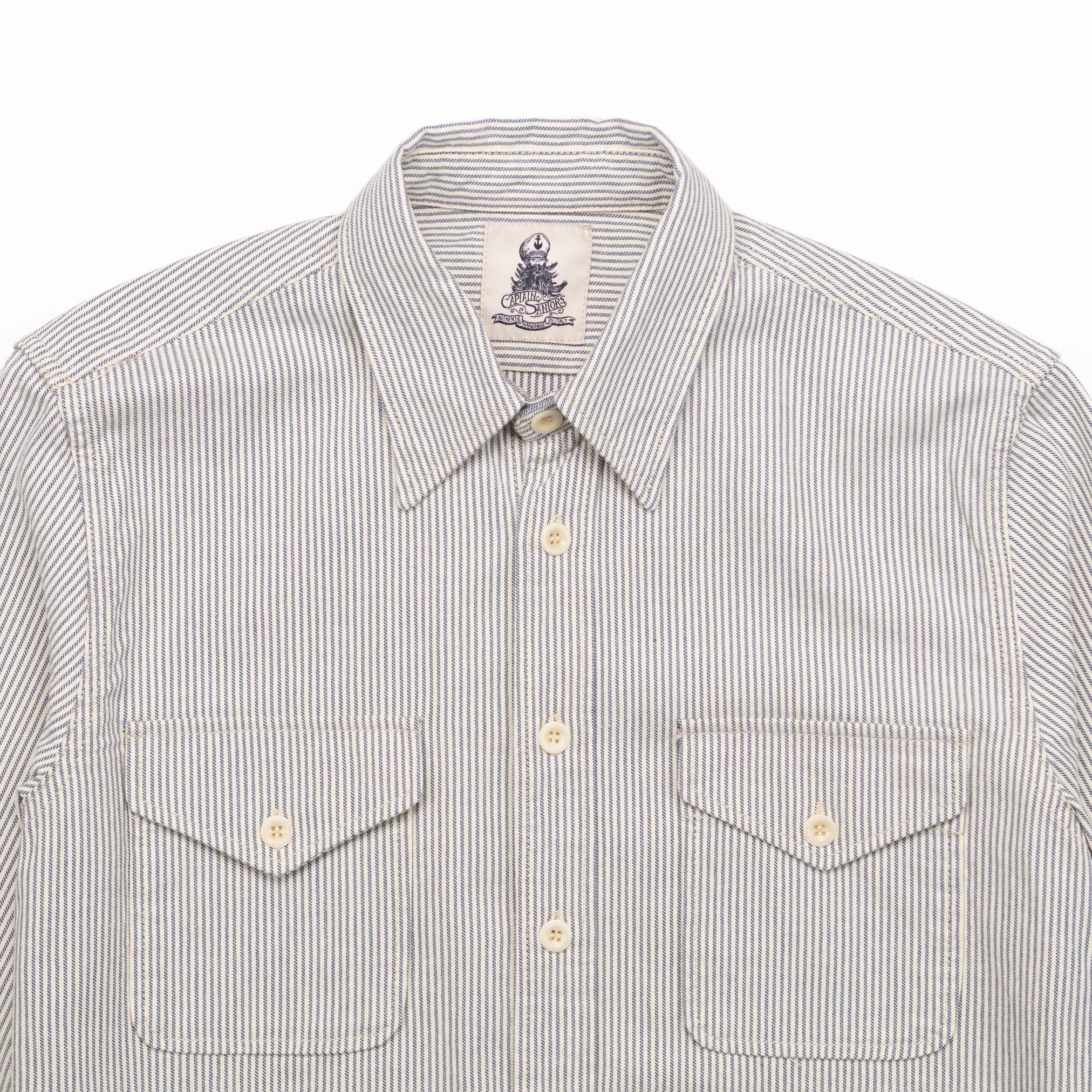 8811 Shirt in Blue Stripe