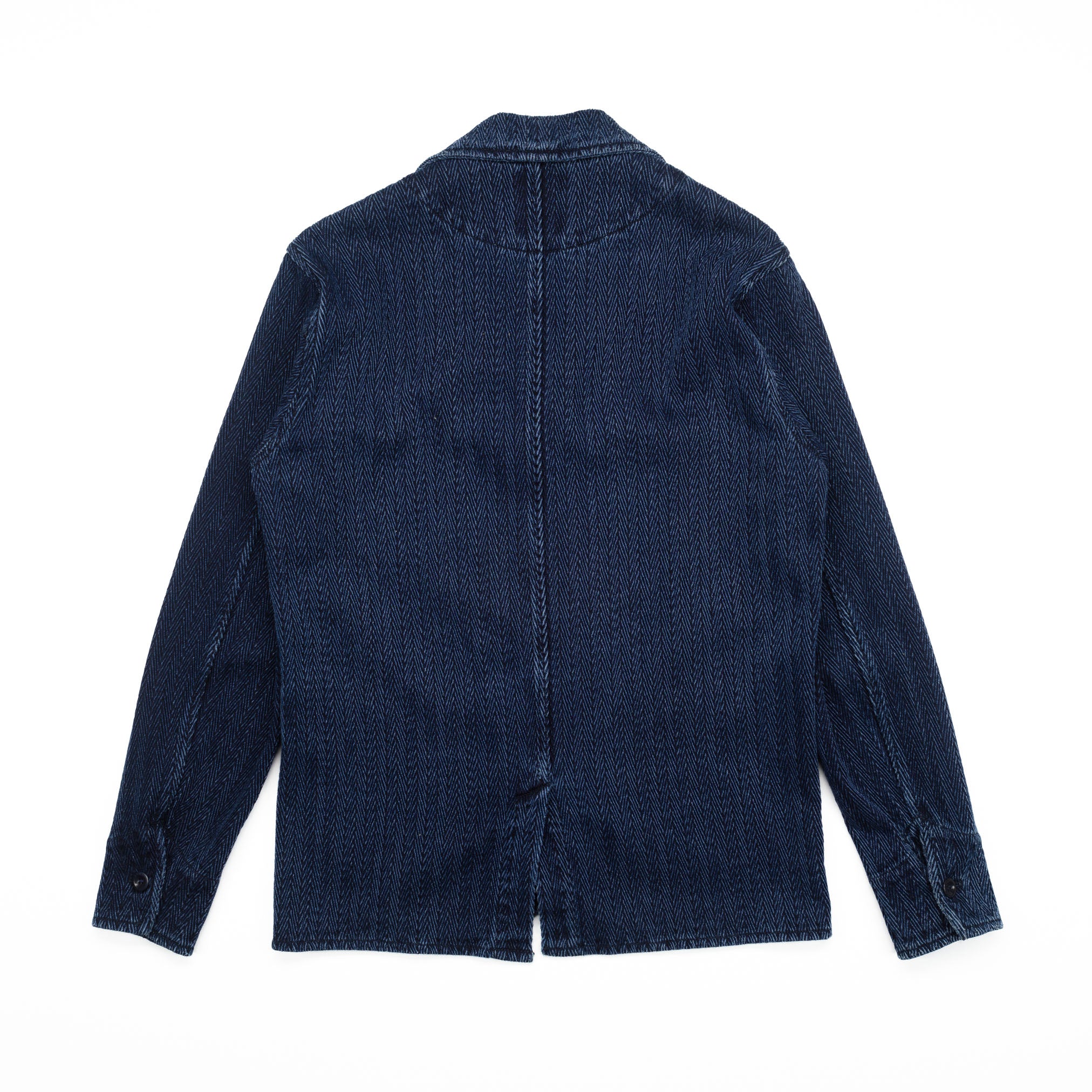 Sailor Jacket in Indigo Herringbone - M