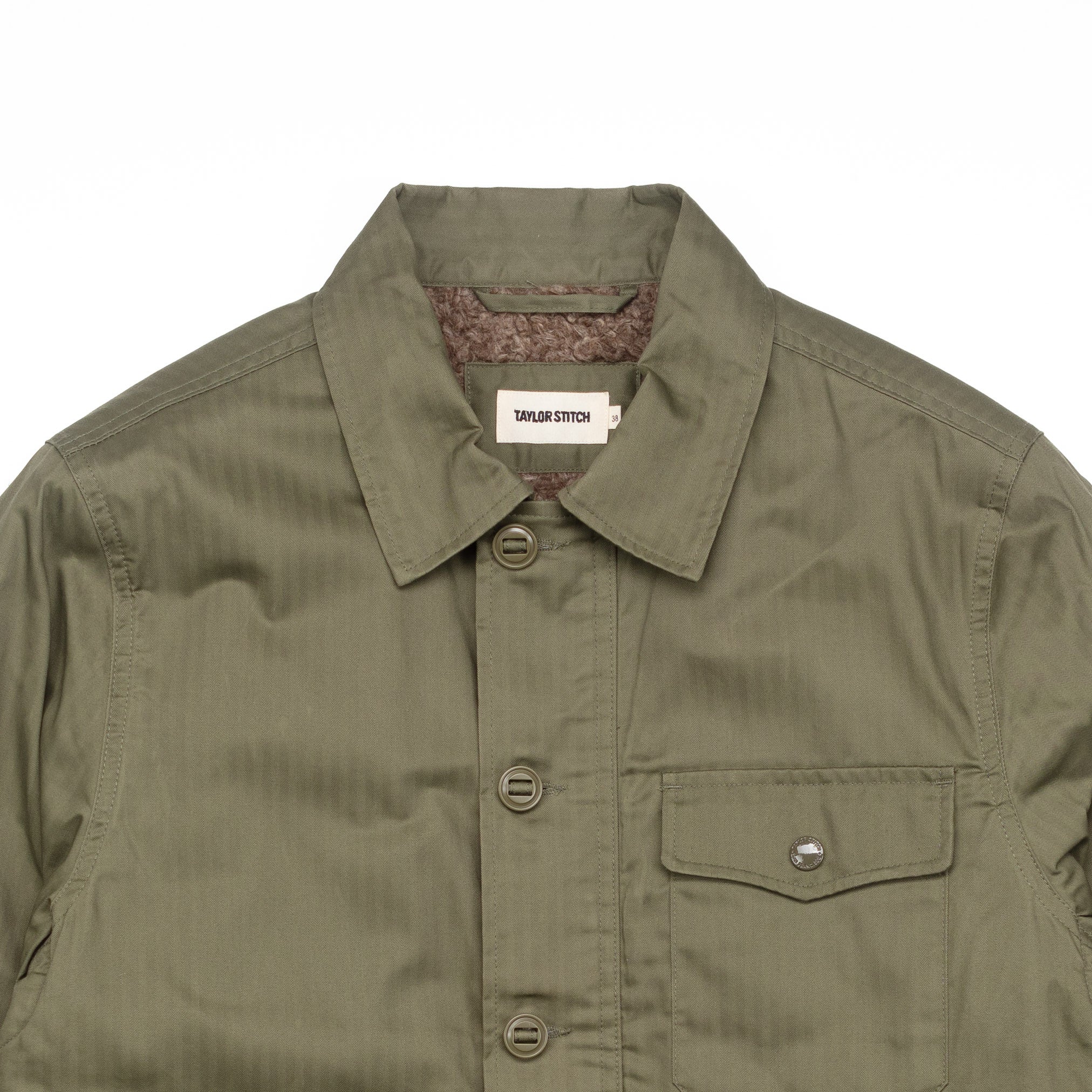 The Lined Watts Jacket in Olive - S