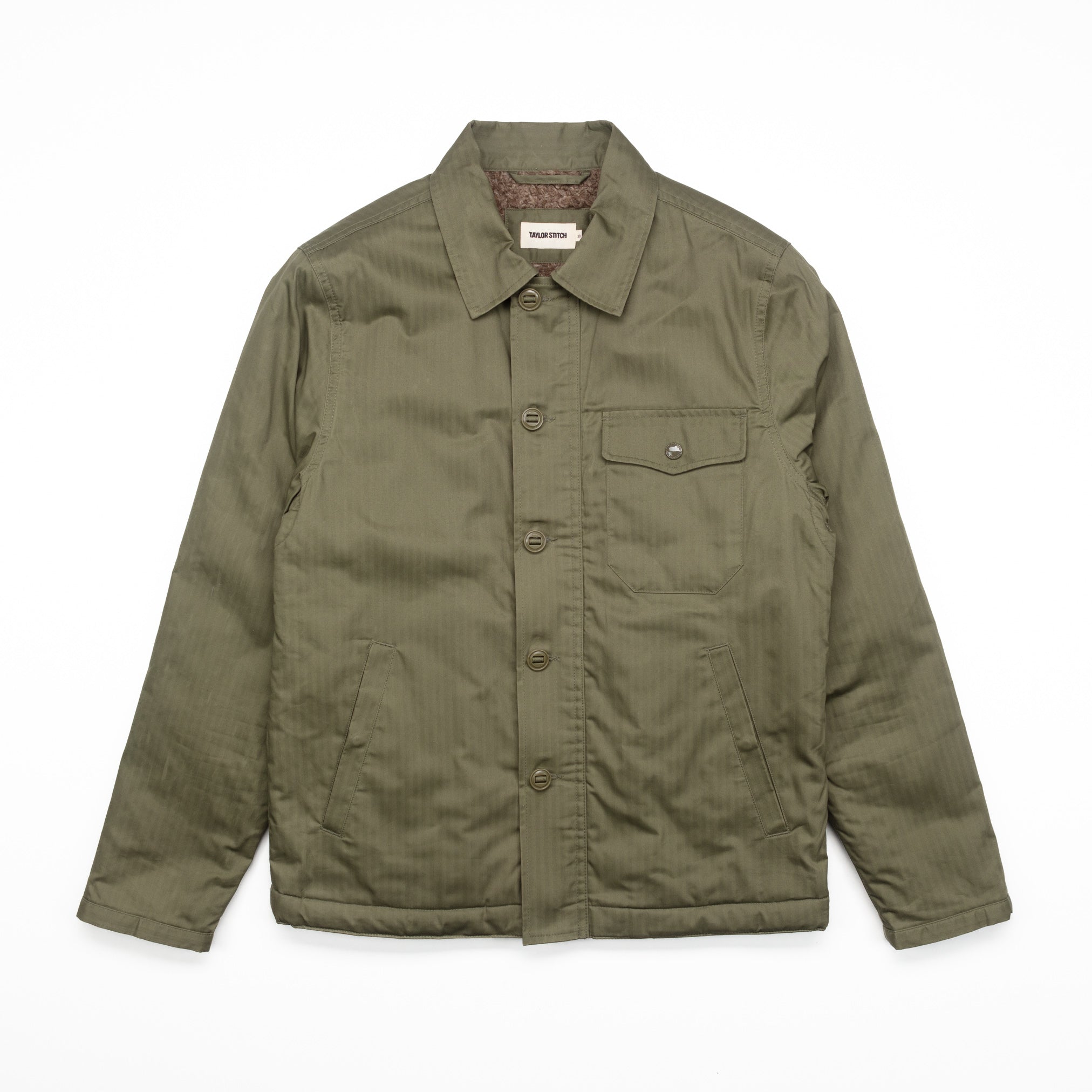 The Lined Watts Jacket in Olive - S