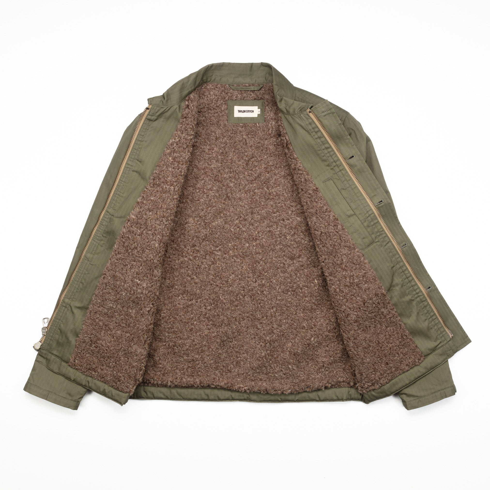 The Lined Watts Jacket in Olive - S