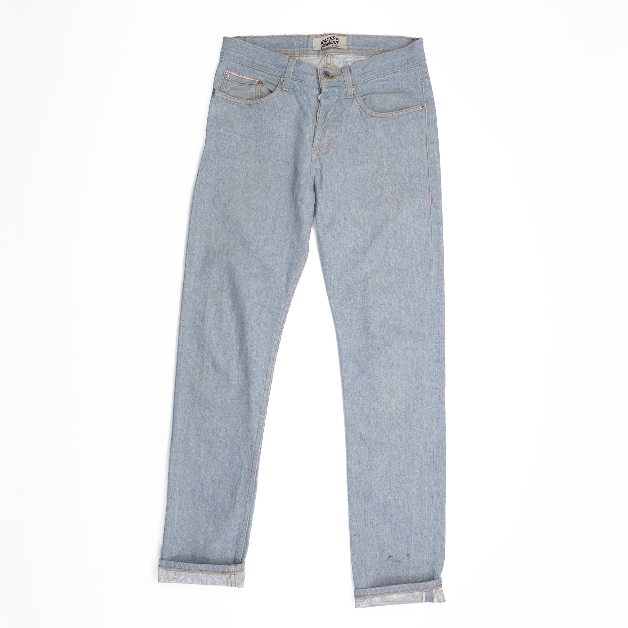 Weird Guy Recycled Selvedge Stone Blue - 29