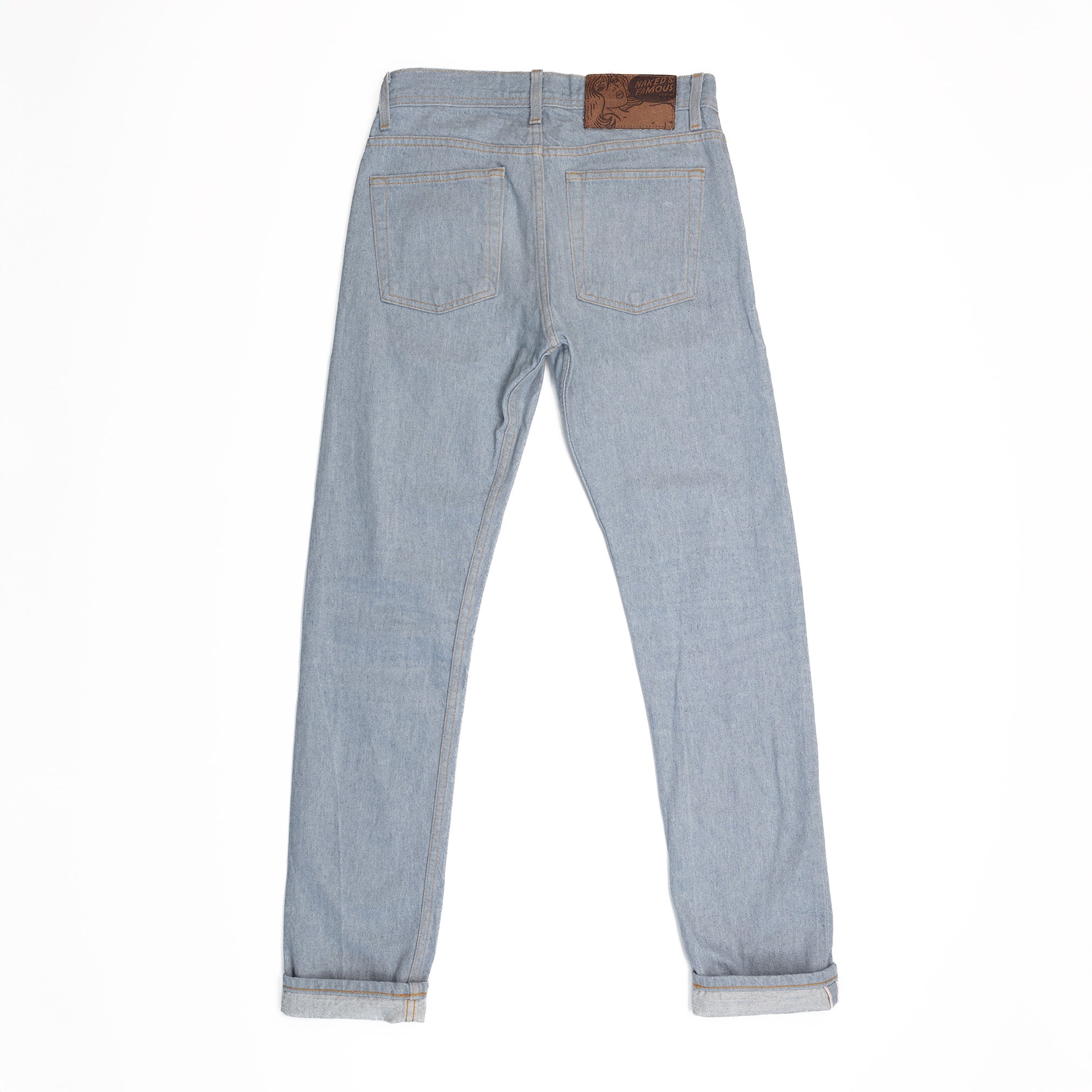 Weird Guy Recycled Selvedge Stone Blue - 29