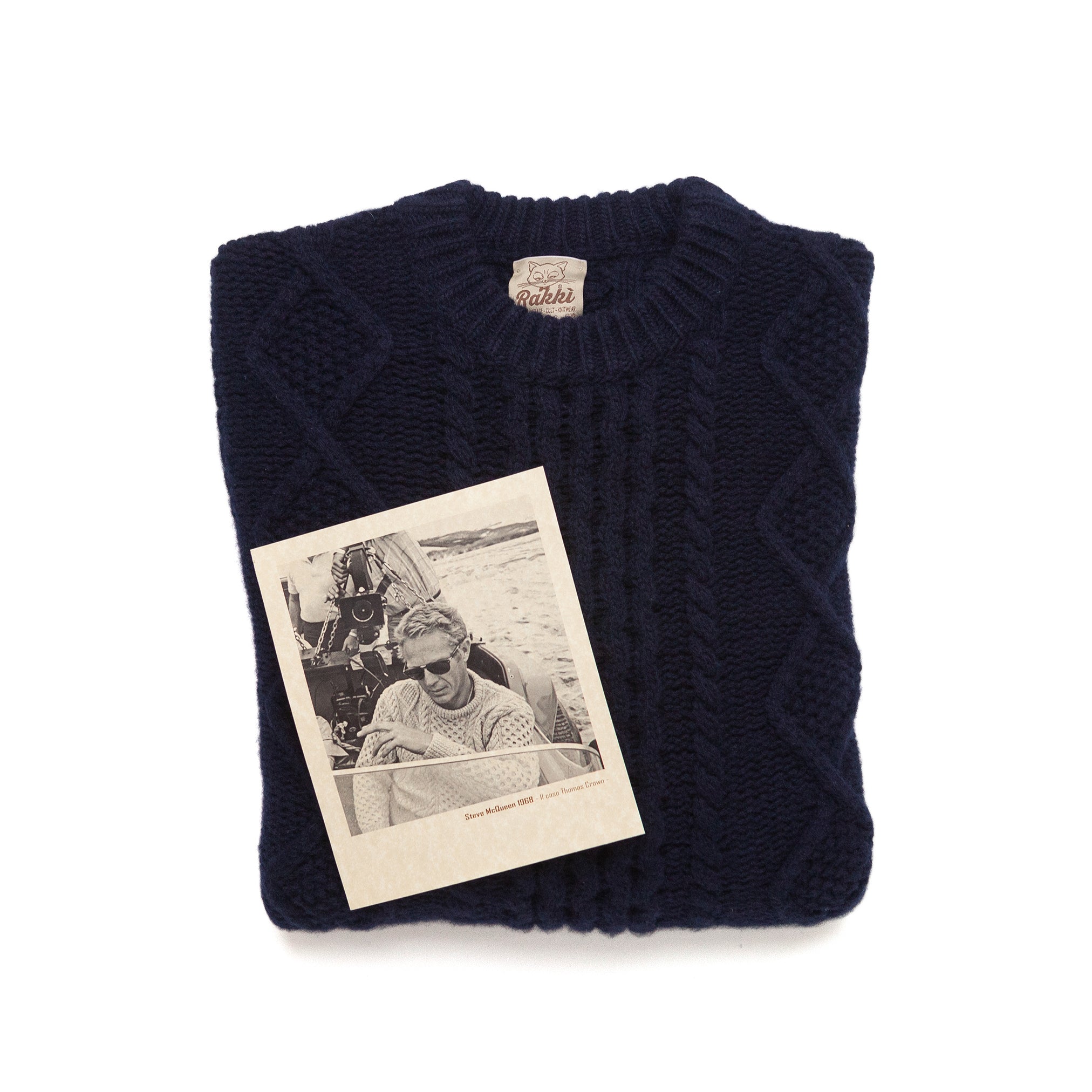 The King of Cool Sweater in Navy