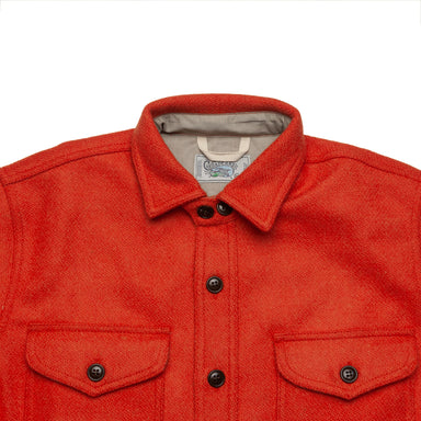 RRL Wool Blend Flannel | Orange | Canoe Club L