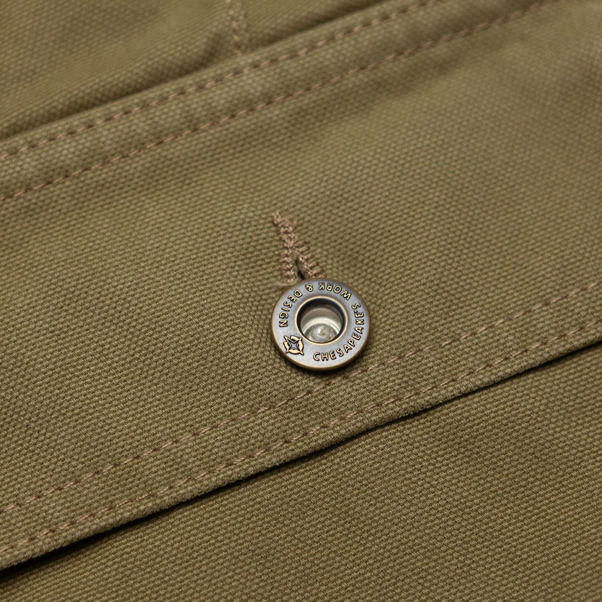 Degrasse Canvas Fatigues in Khaki Green