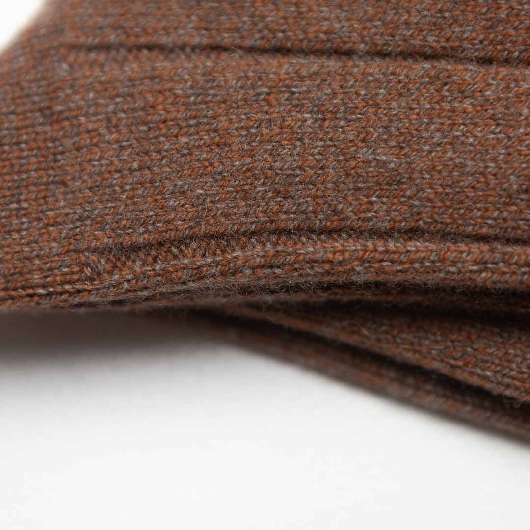 Eco-Cashmere Sock Bundle - Brown, Green, Rust