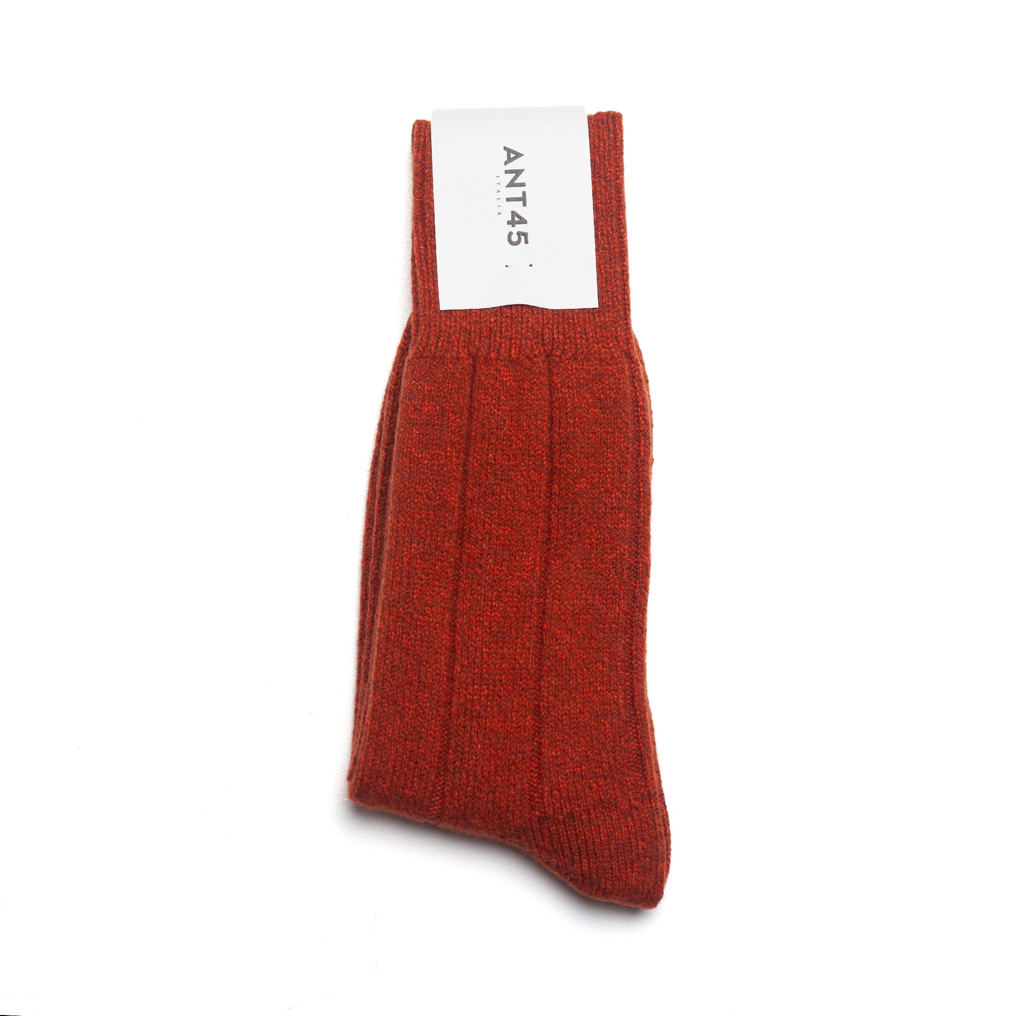 Eco-Cashmere Socks in Rust