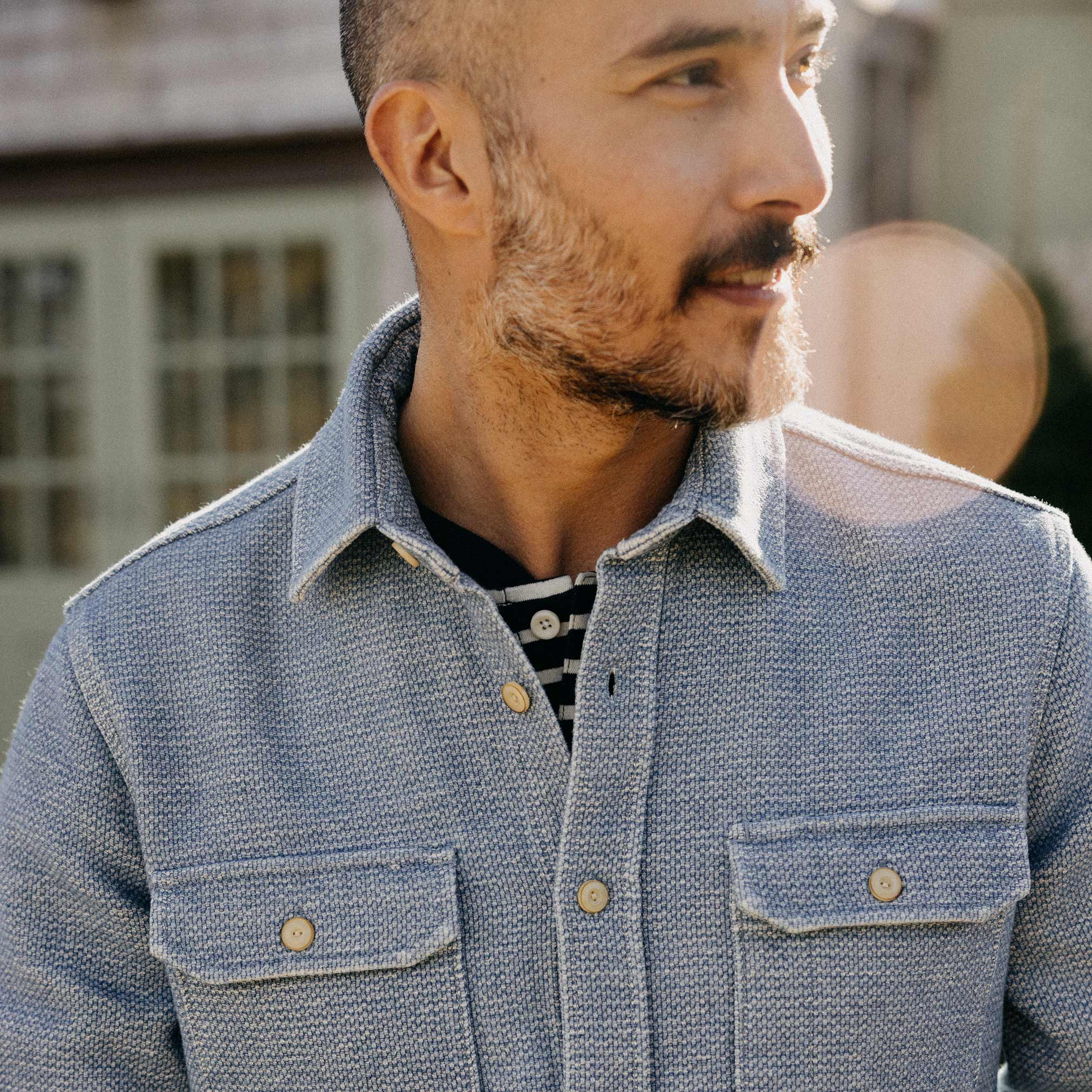 The Division Shirt in Washed Indigo