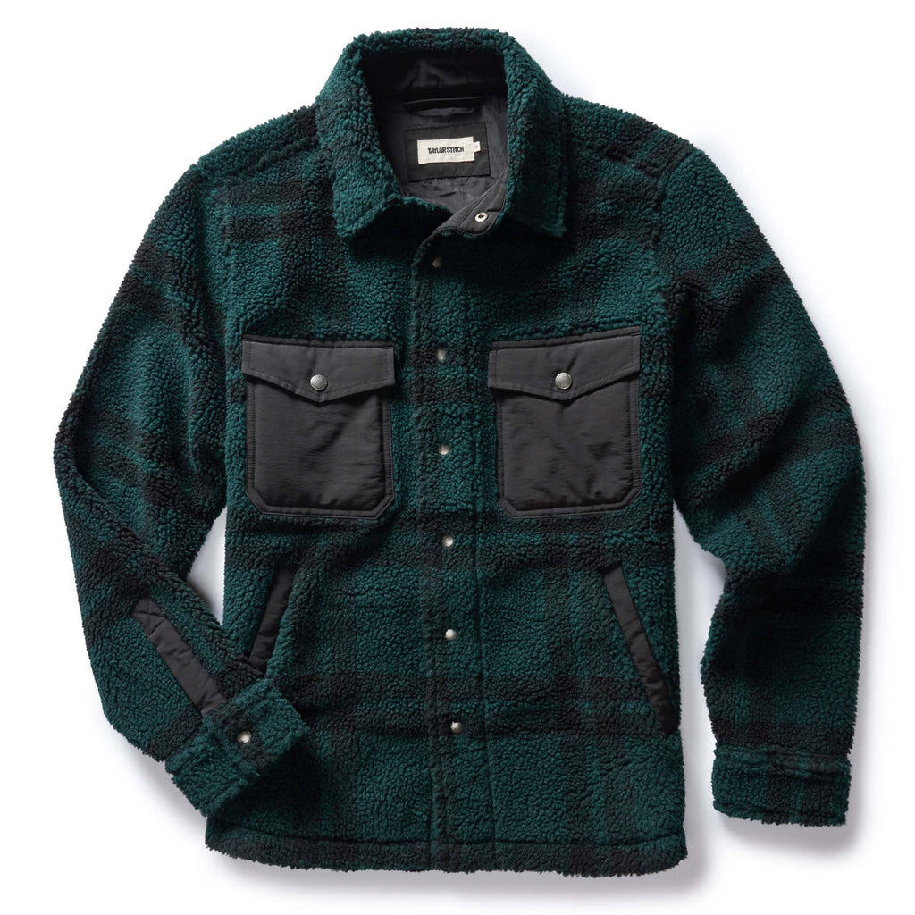 The Timberline Jacket in Dark Spruce Plaid The Revive Club