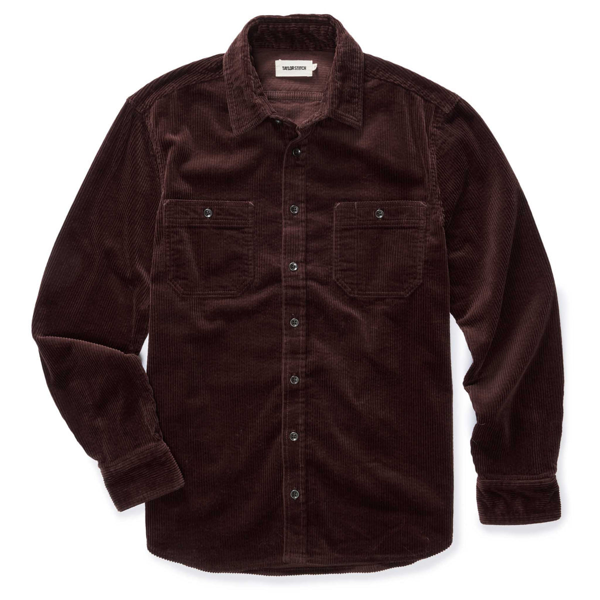 The Utility Shirt in  Burgundy Corduroy