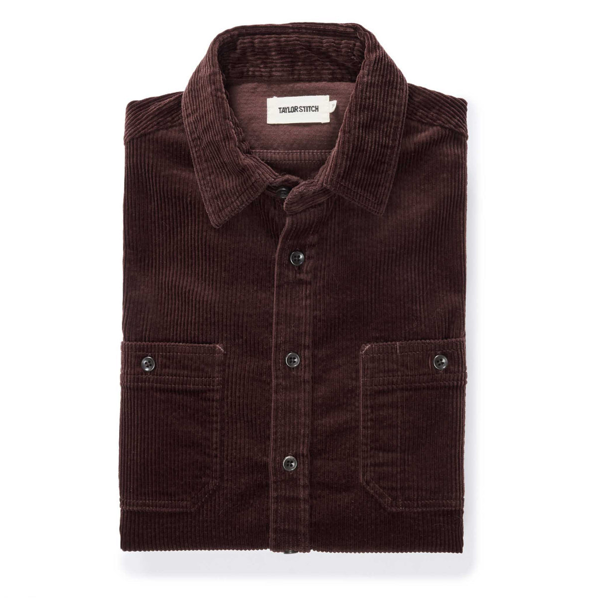 The Utility Shirt in  Burgundy Corduroy