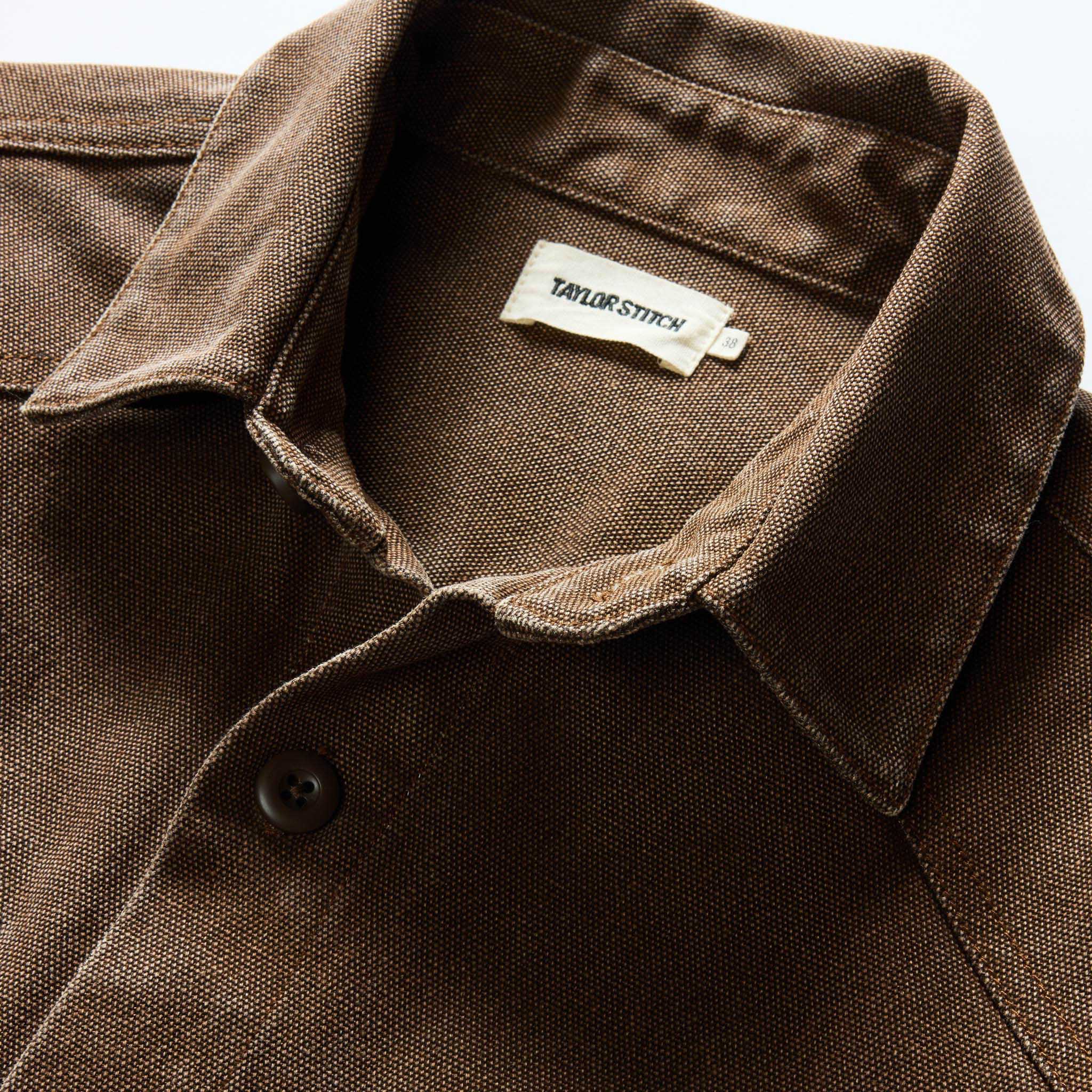 The Shop Shirt in Aged Penny Chipped Canvas