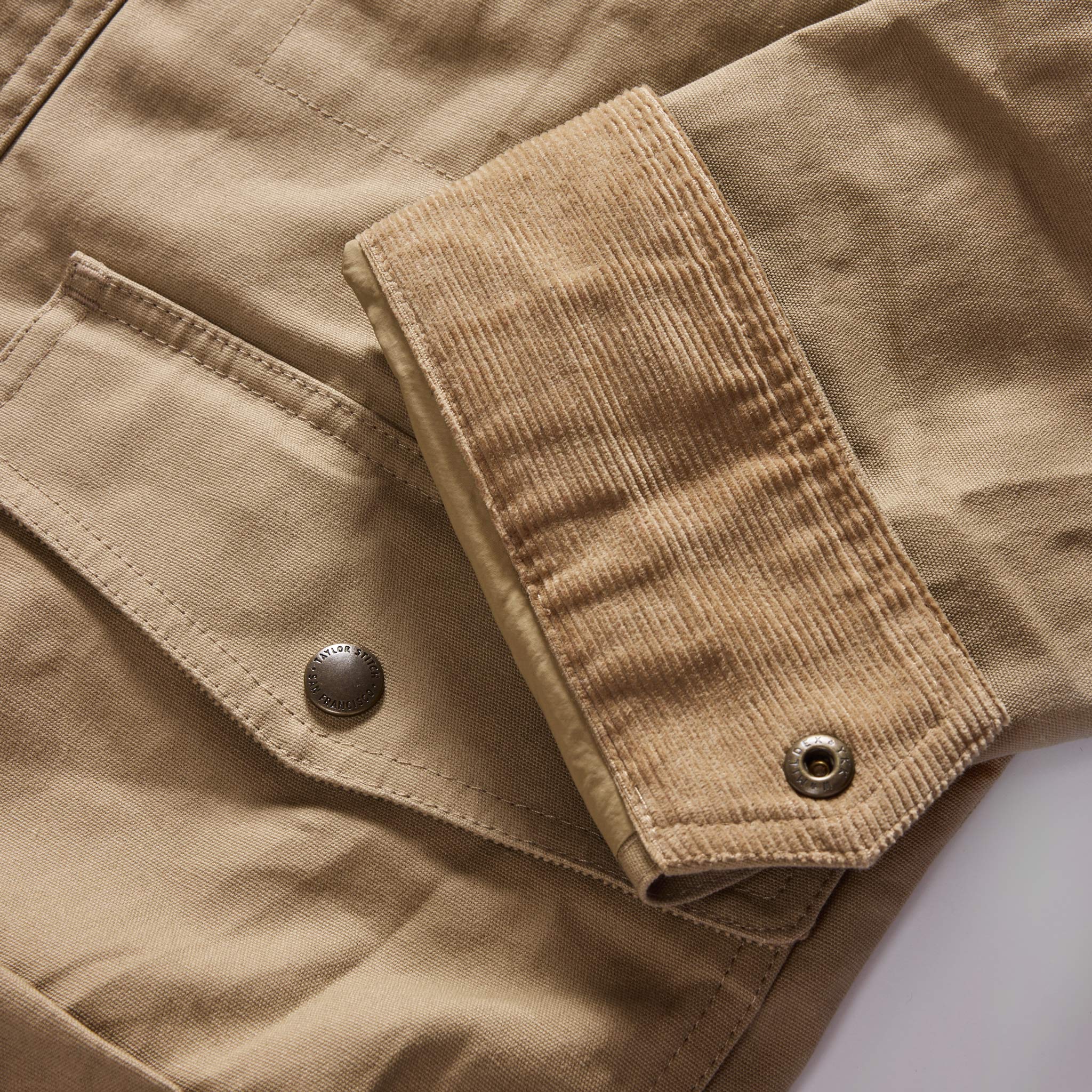 The Pathfinder Jacket in Khaki Dry Wax