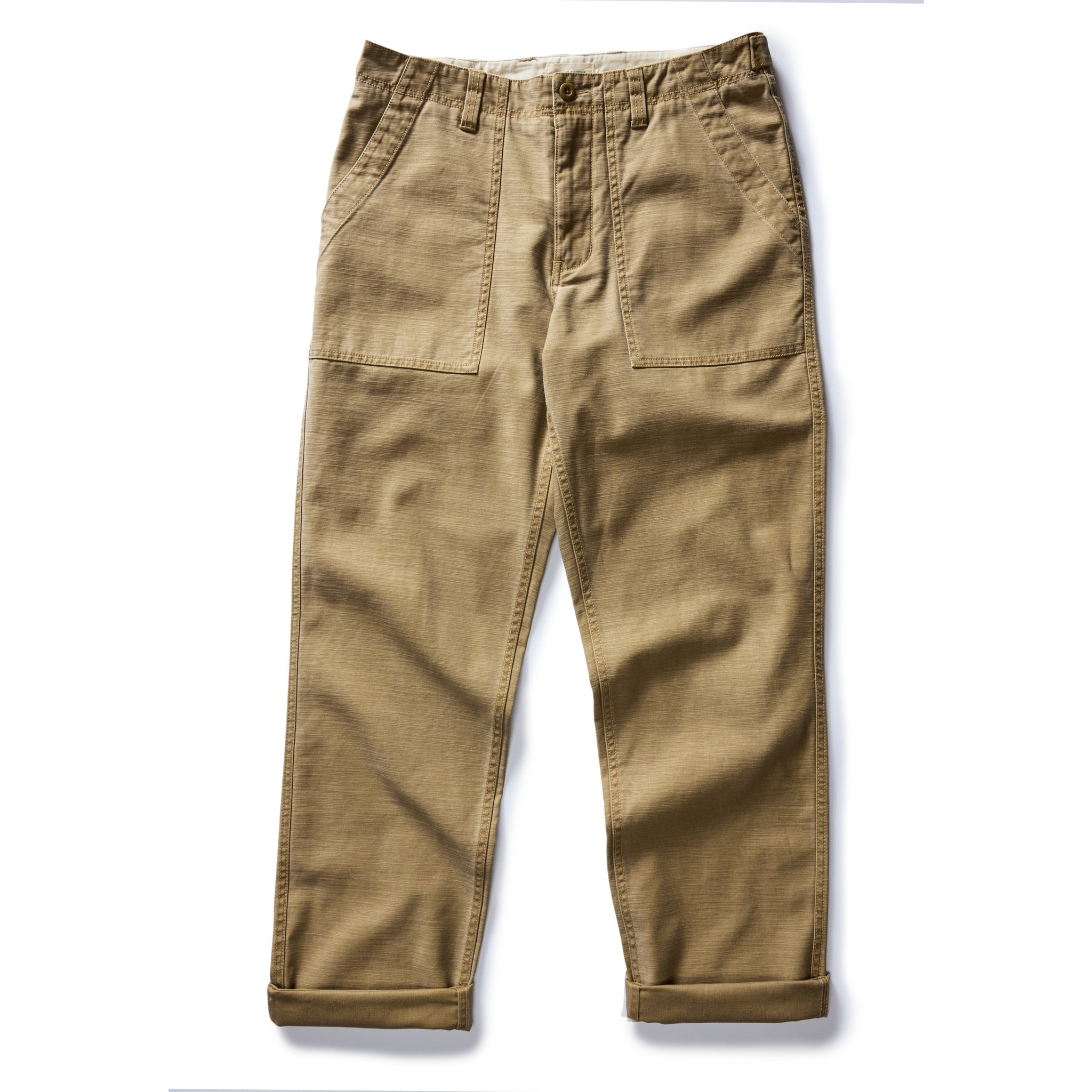 The Surplus Pant in Khaki Reverse Sateen