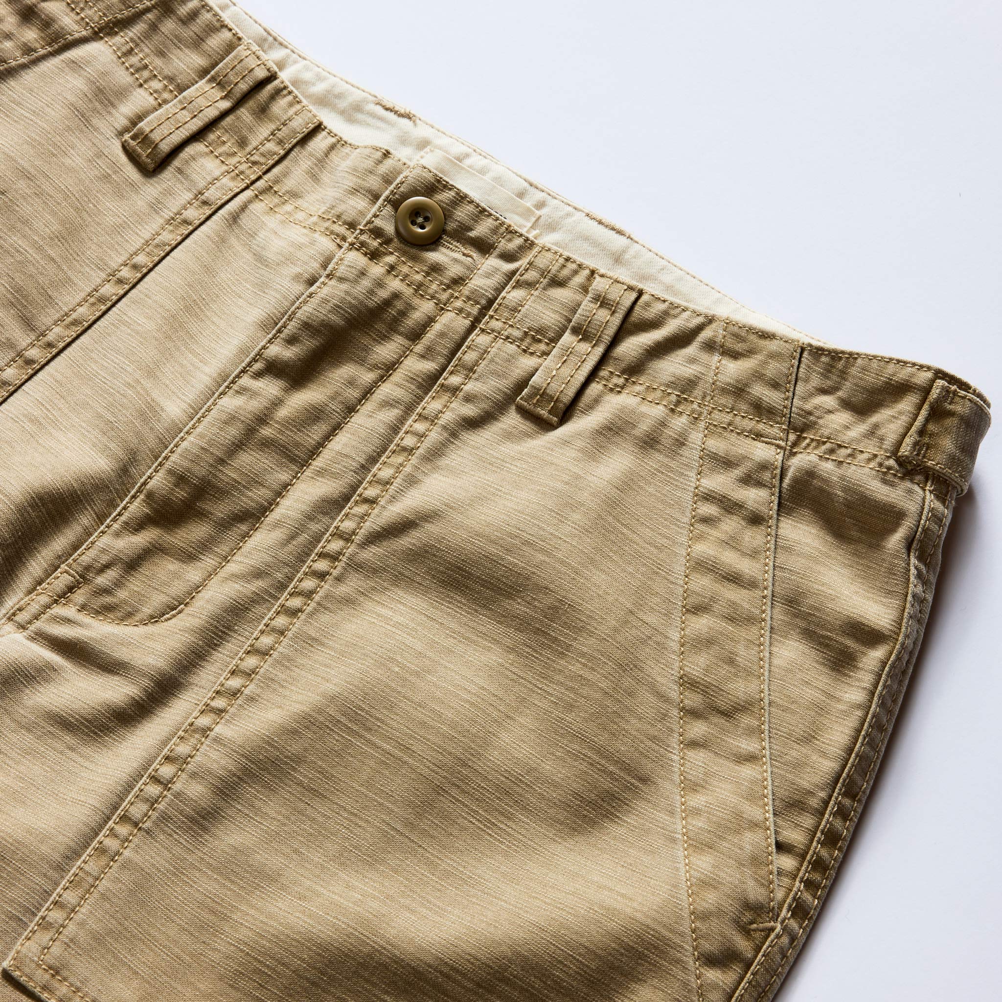 The Surplus Pant in Khaki Reverse Sateen