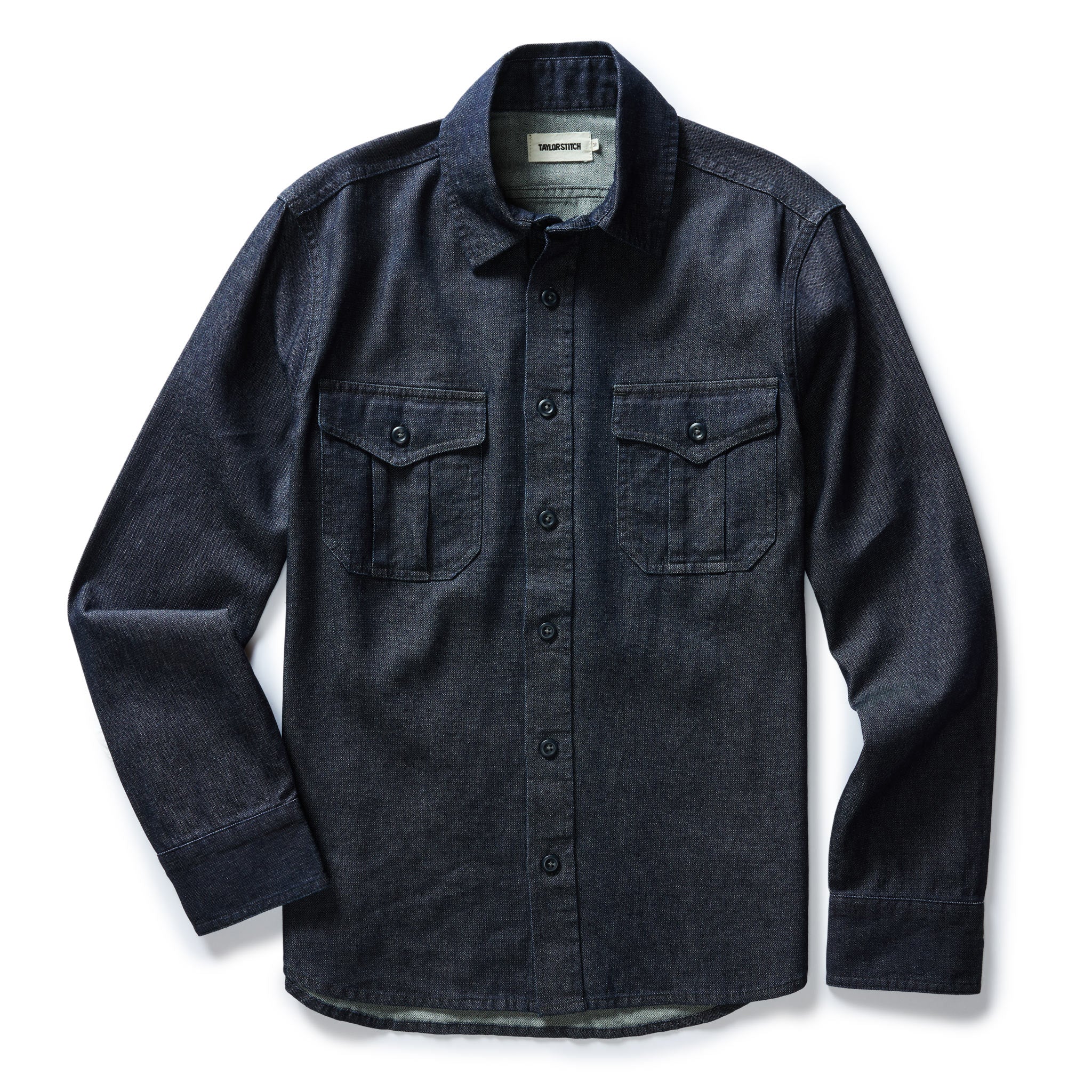 The Saddler Shirt in Indigo Broken Twill