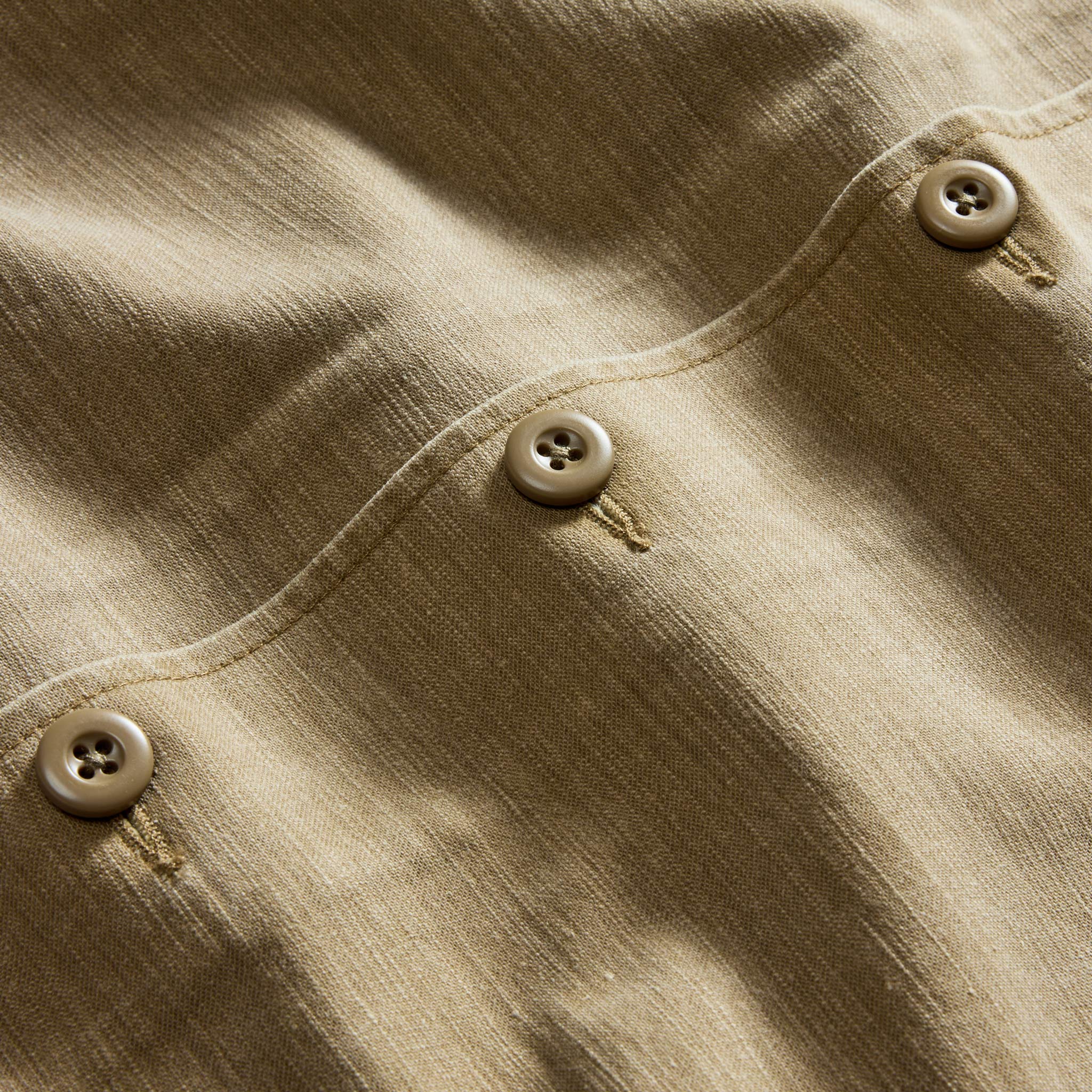 The Surplus Shirt in Khaki Reverse Sateen