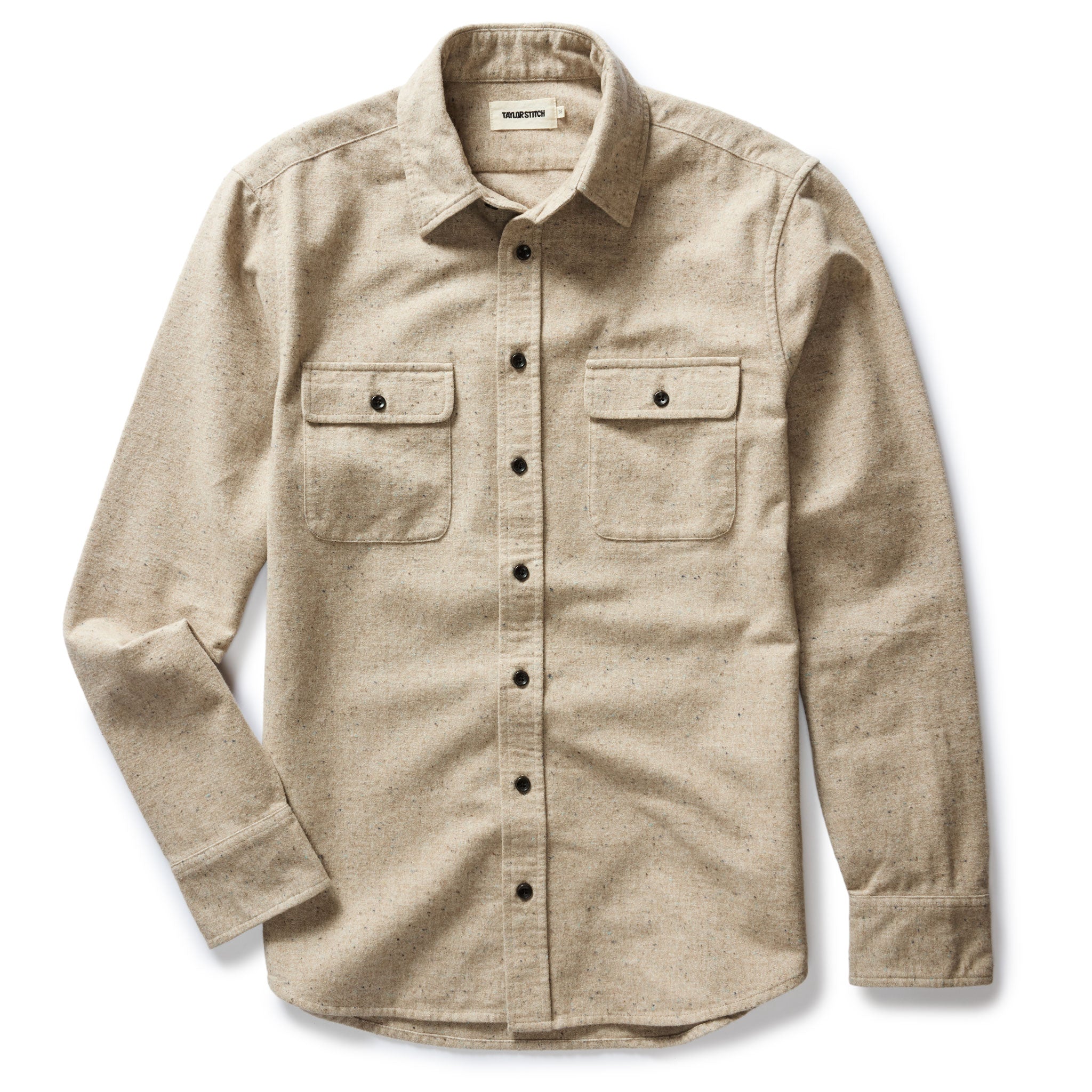 Yosemite Shirt in Oat Donegal