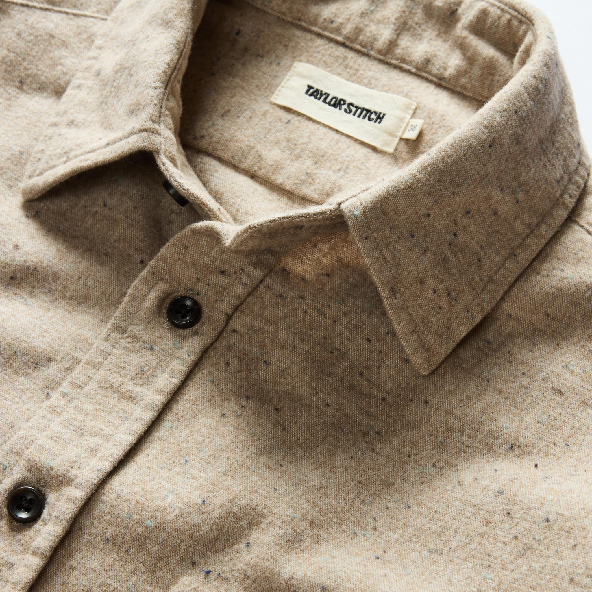 Yosemite Shirt in Oat Donegal