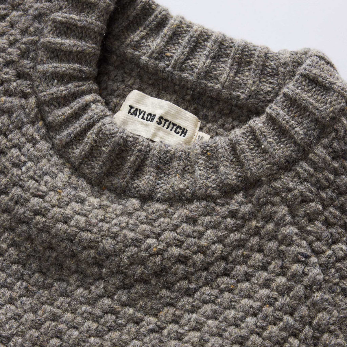 The Fisherman Sweater in Taupe