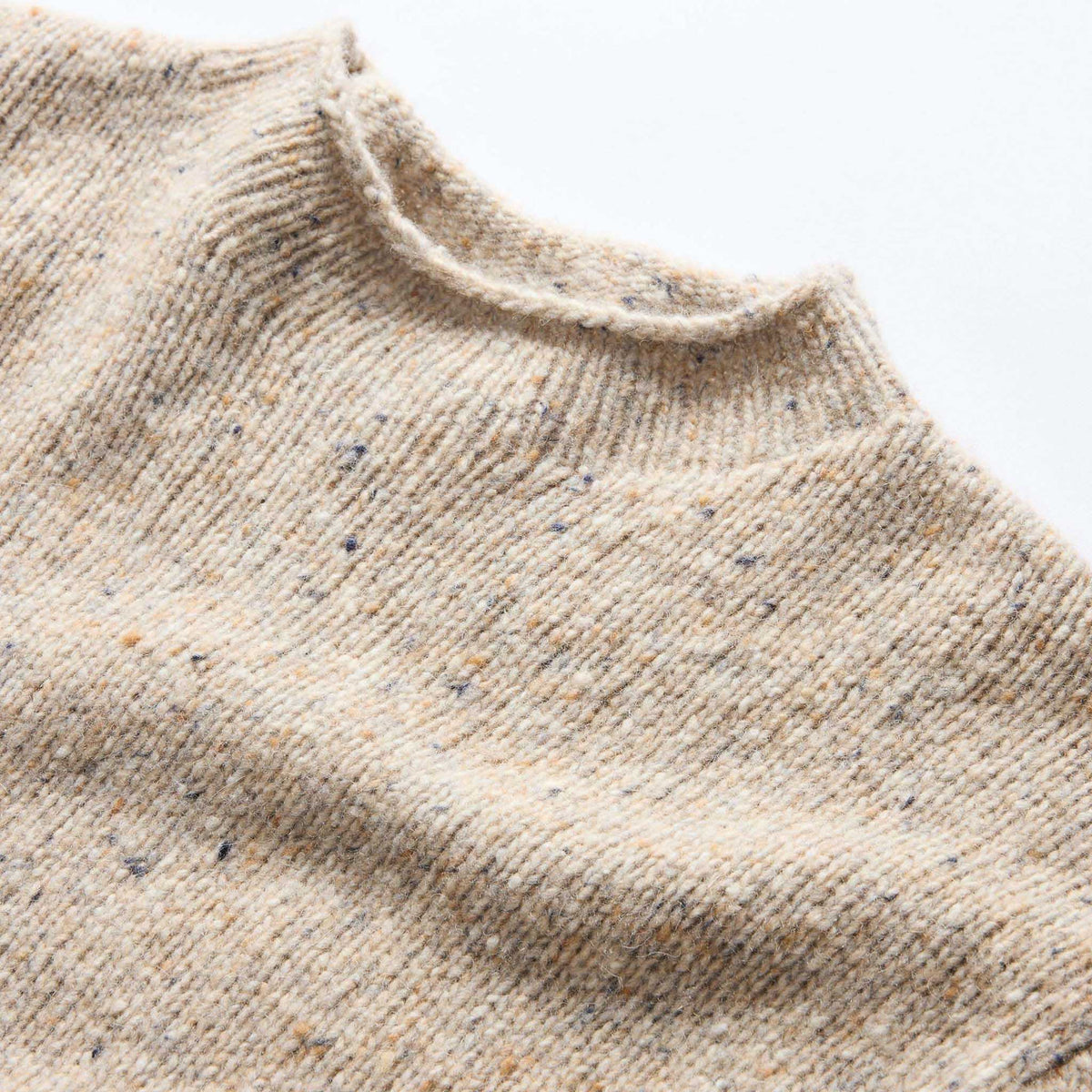 The Seafarer Sweater in Natural Donegal