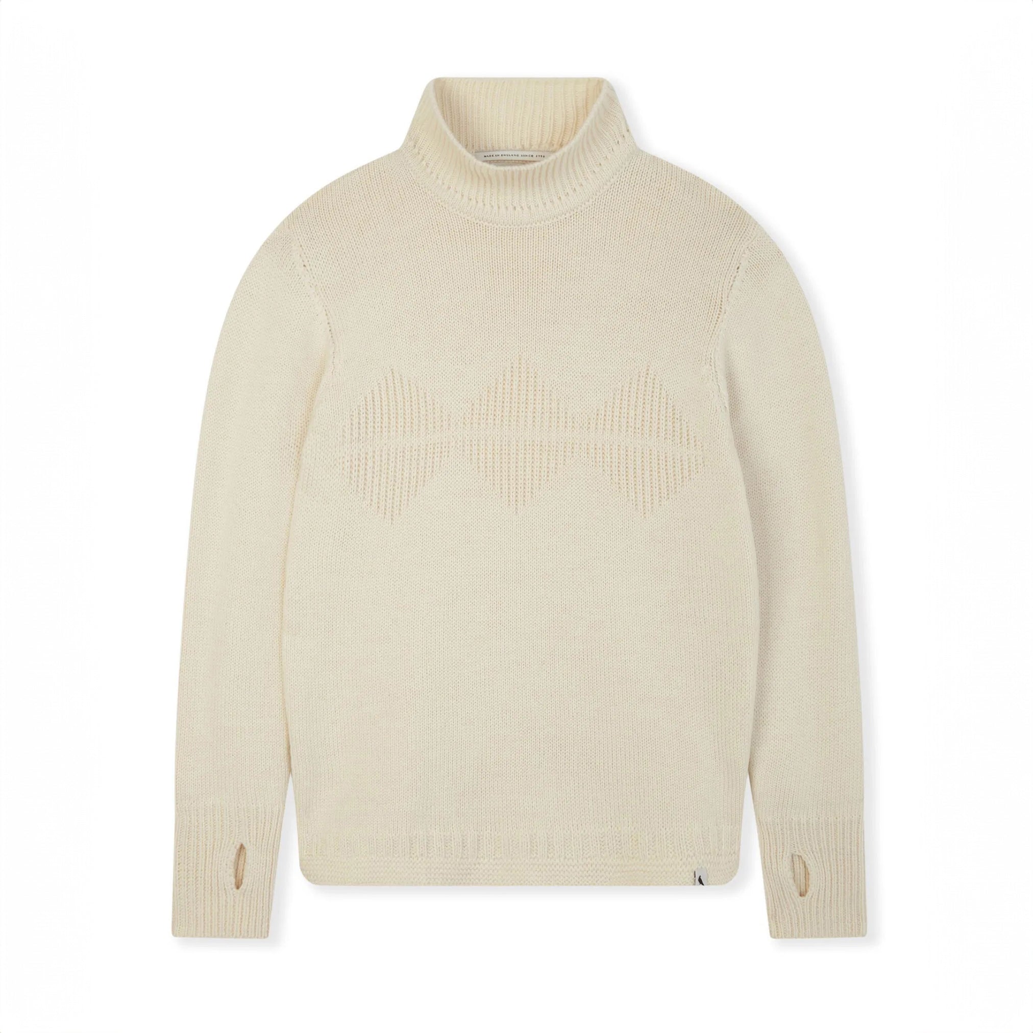 Mountain Guernsey Jumper in Ecru