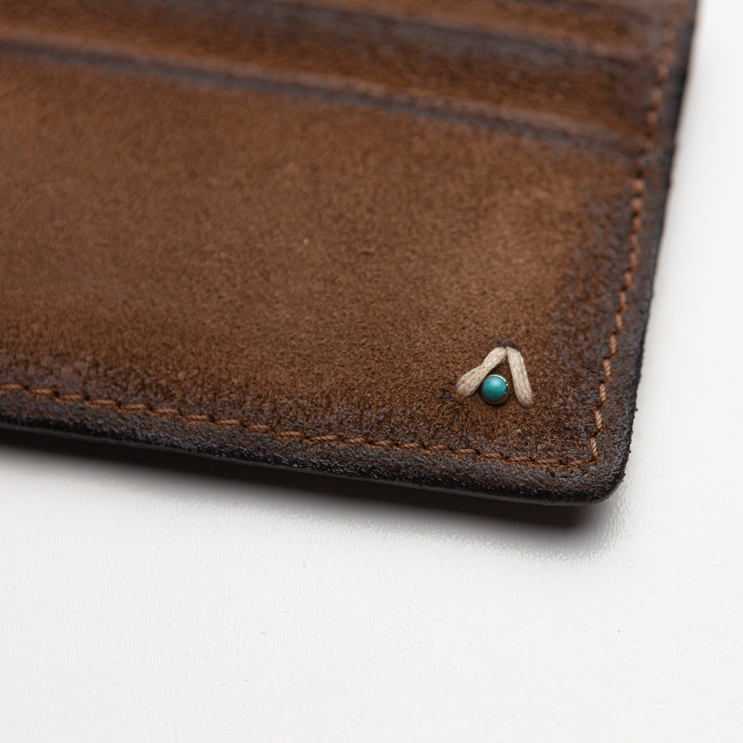 Tobacco Leather Card Holder