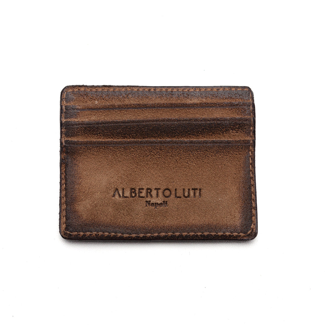 Tobacco Leather Card Holder