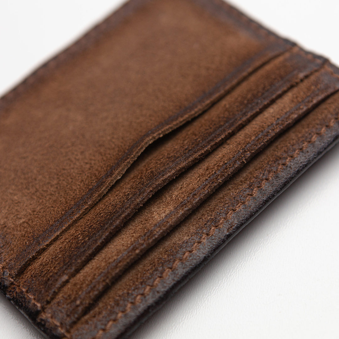 Tobacco Leather Card Holder