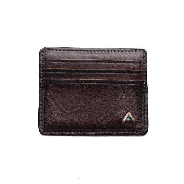 Dark Leather Card Holder