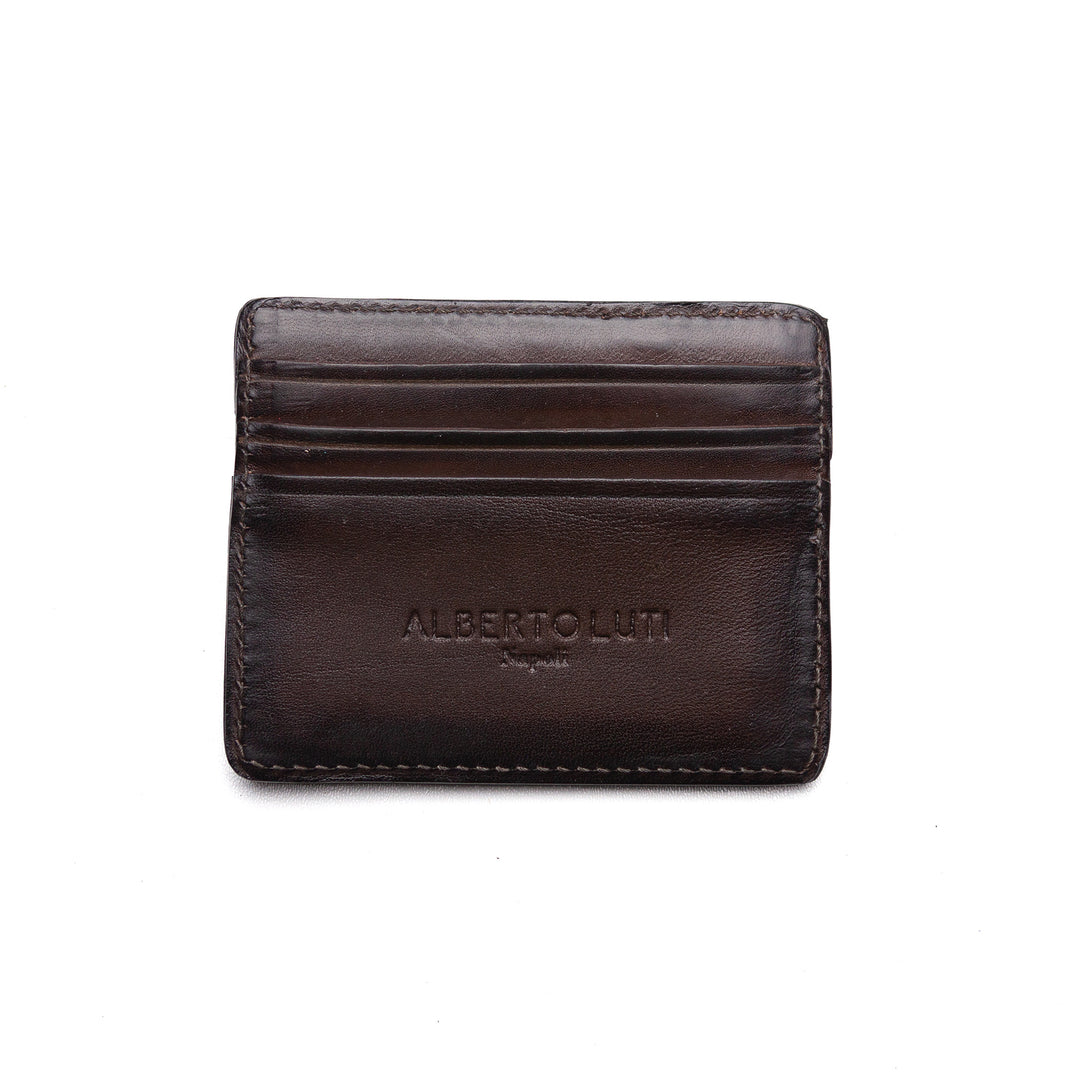 Dark Leather Card Holder